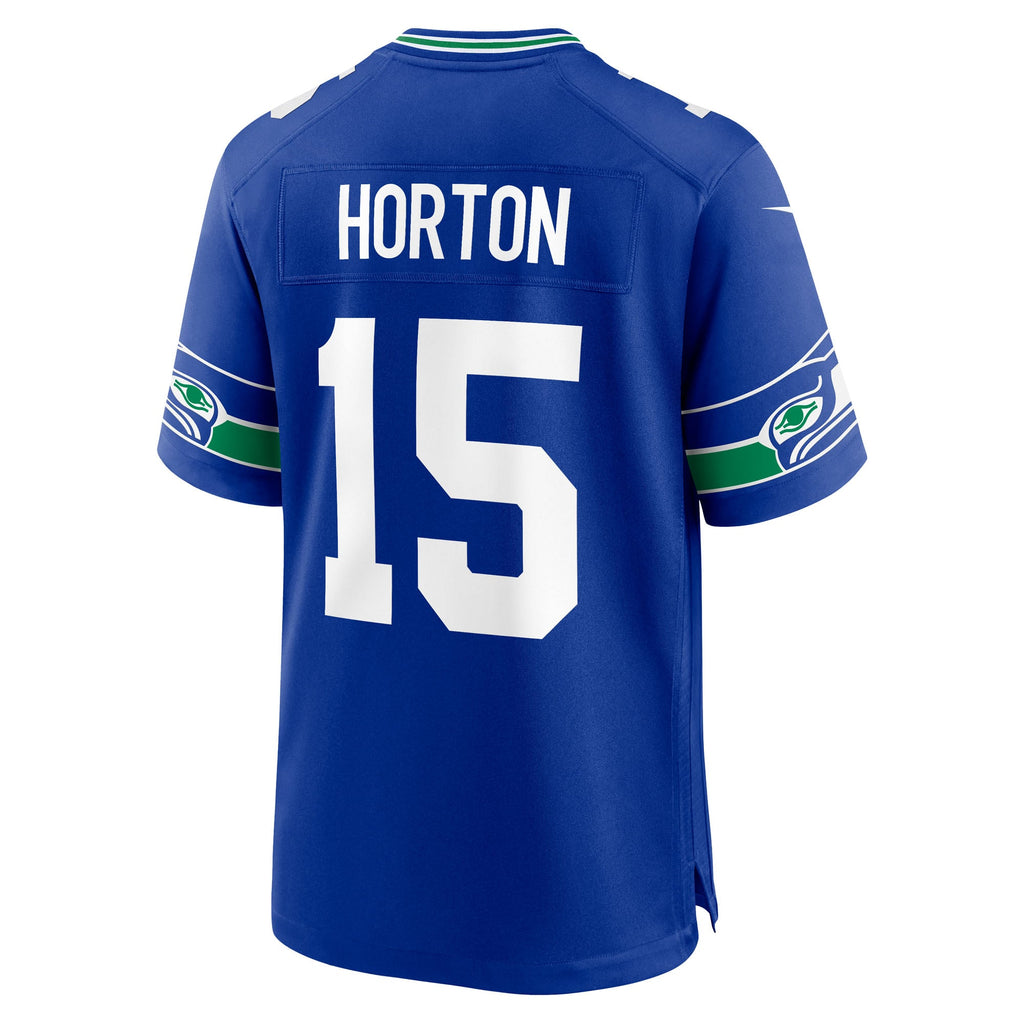 Men's Seattle Seahawks Tory Horton Nike  Royal Alternate Game Jersey