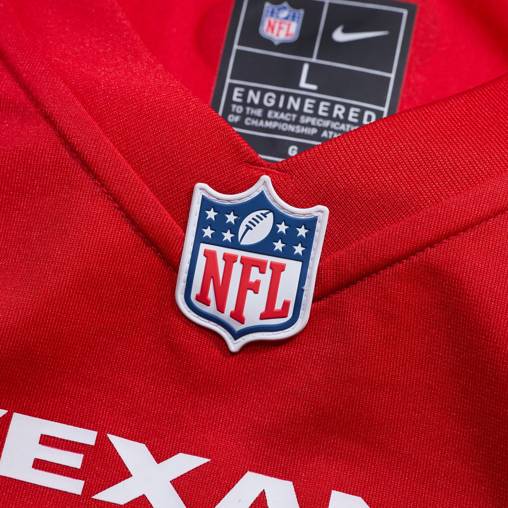 Men's Houston Texans Tank Dell Nike  Red Alternate Game Jersey