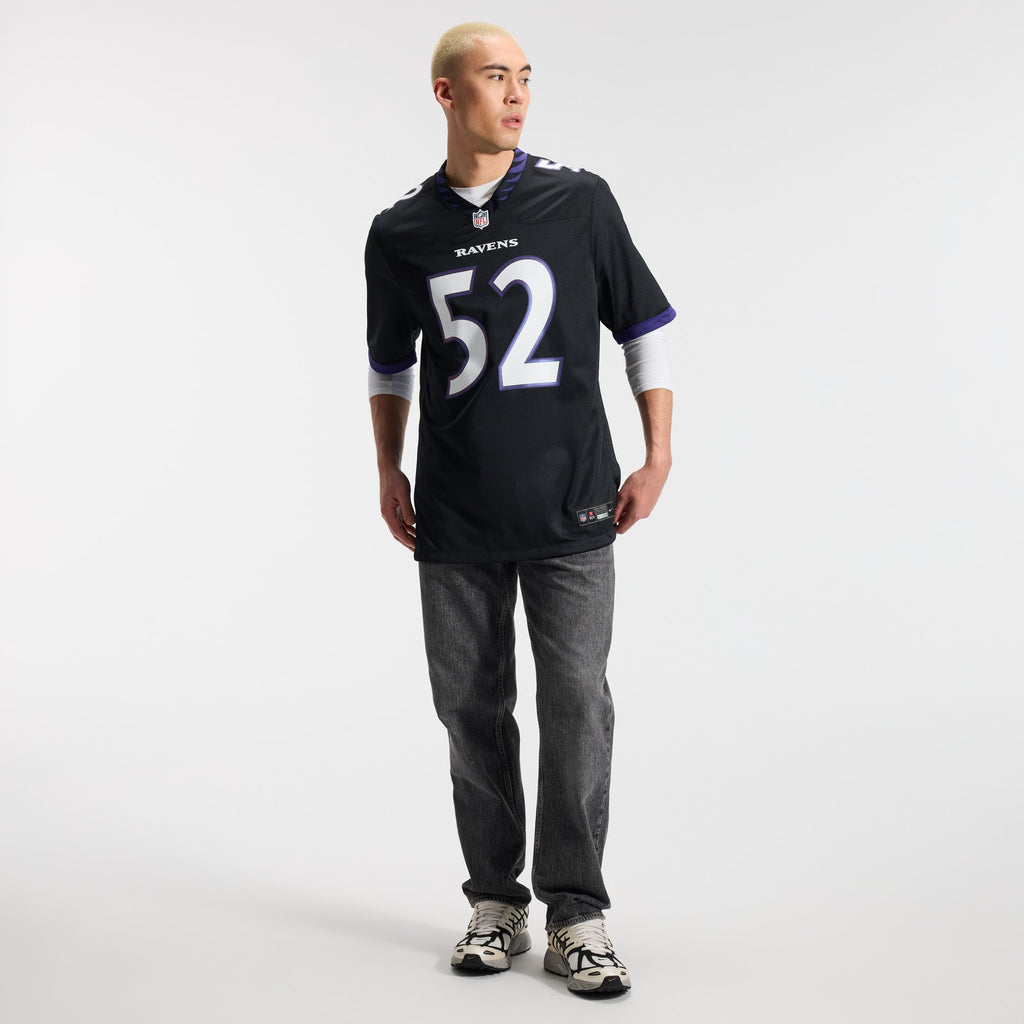 Men's Baltimore Ravens Ray Lewis Nike Black Alternate Retired Player Game Jersey