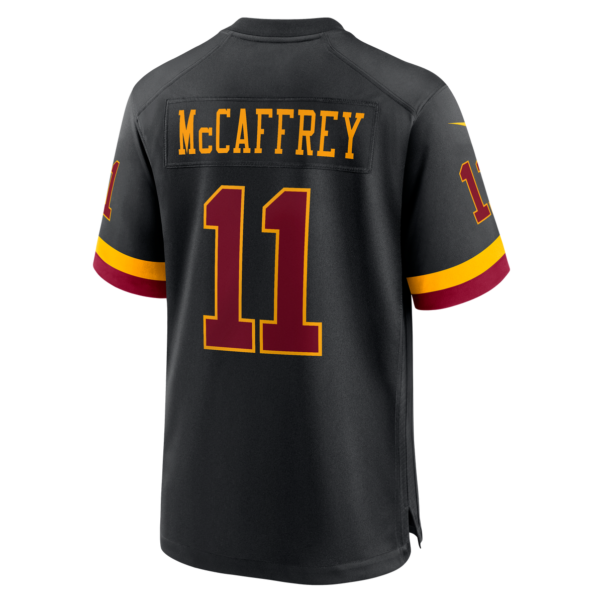 Men's Washington Commanders Luke McCaffrey Nike Black Hail Raiser Alternate Game Jersey