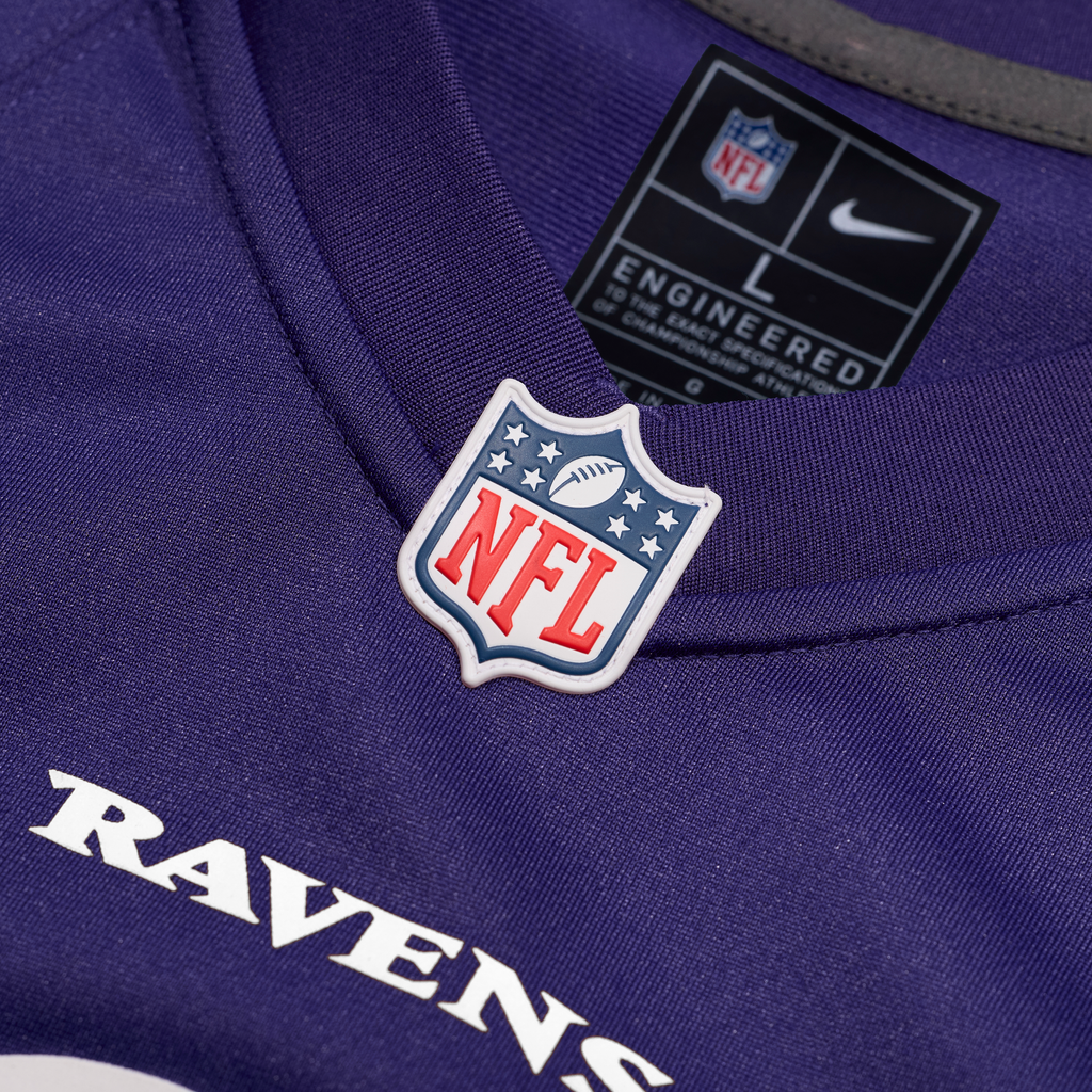 Men's Baltimore Ravens Cornelius Johnson Nike  Purple Team Game Jersey