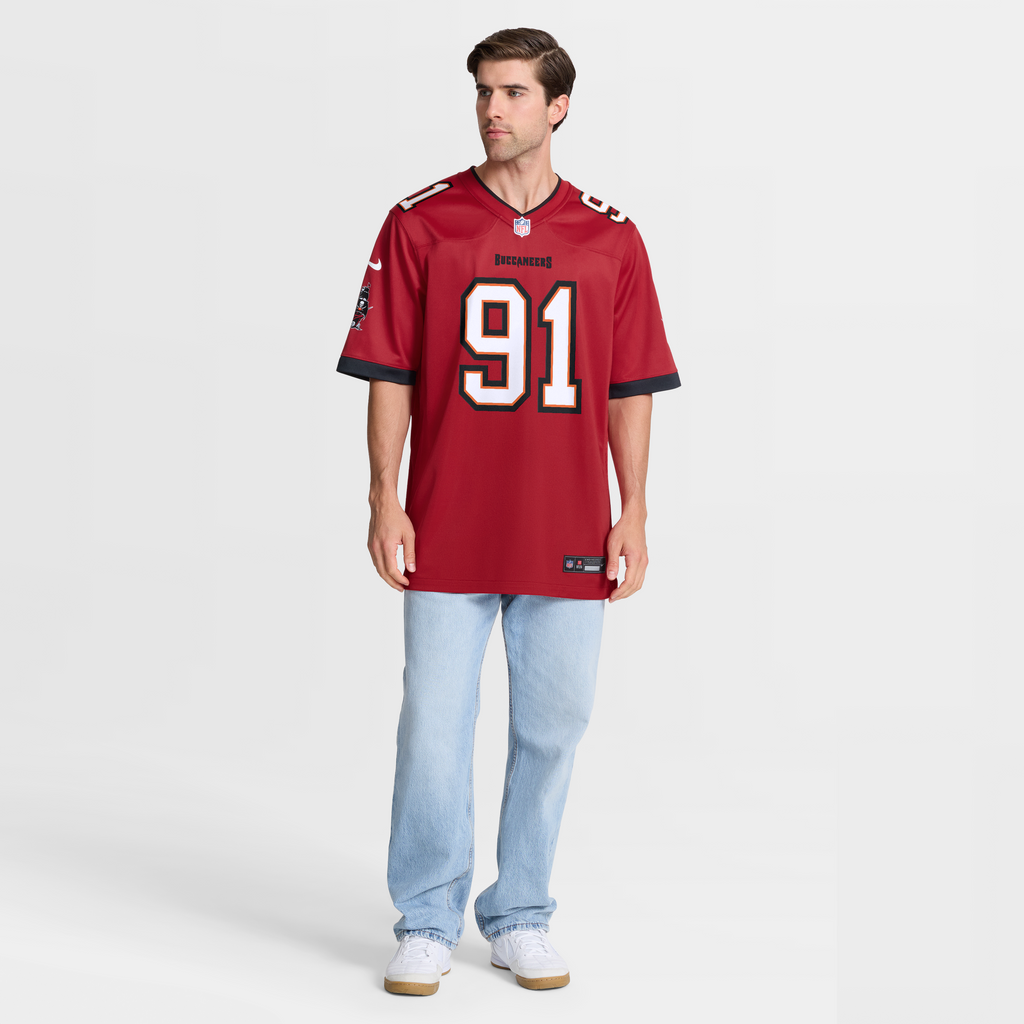 Men's Tampa Bay Buccaneers A'Shawn Robinson Nike Red Team Game Jersey