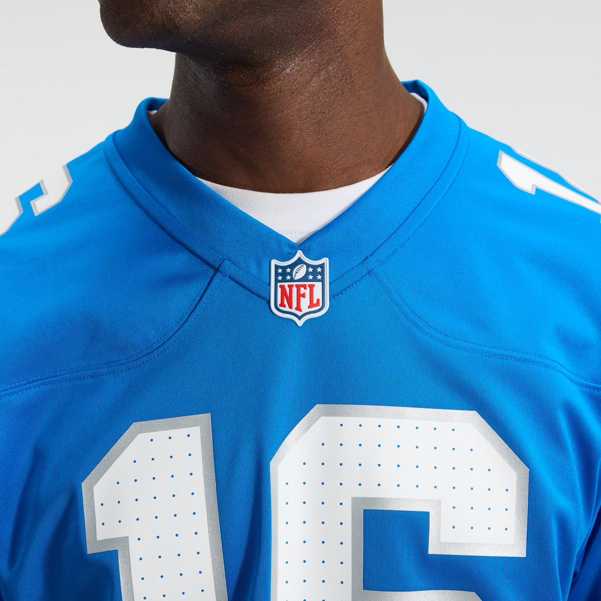 Men's Detroit Lions Jared Goff Nike White Game Jersey