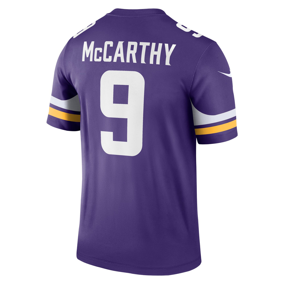 Men's Minnesota Vikings J.J. McCarthy Nike Purple Legend Player Performance Top
