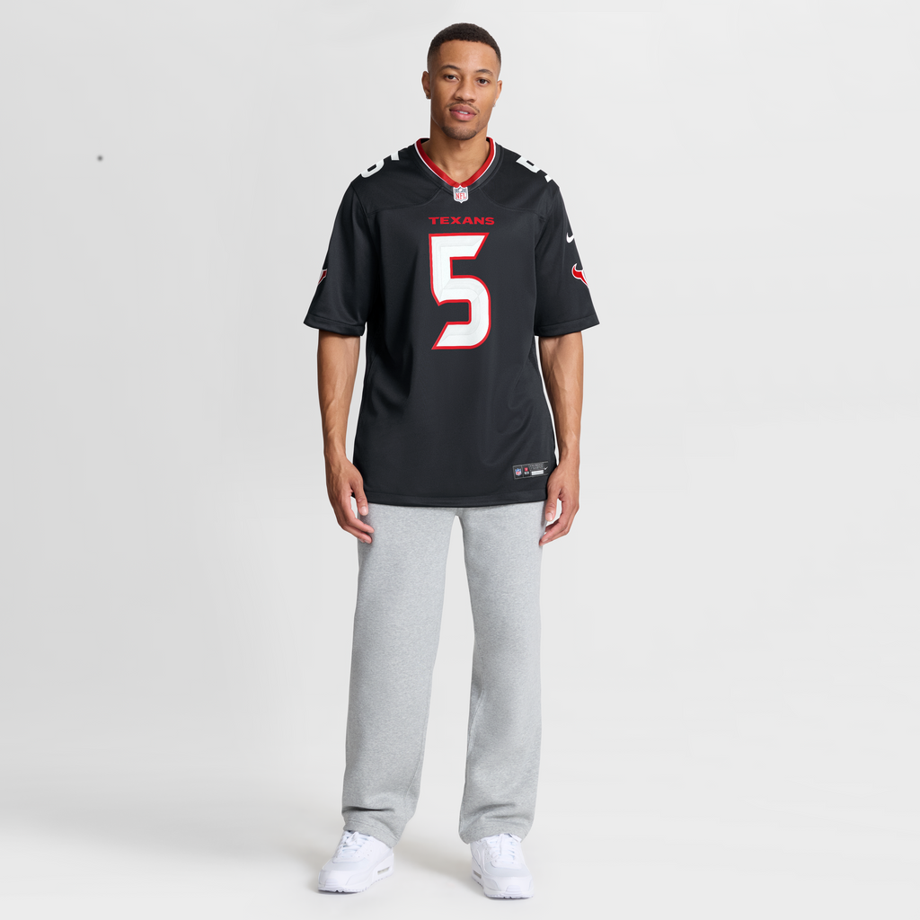 Men's Houston Texans Jalen Pitre Nike Red Alternate Game Jersey