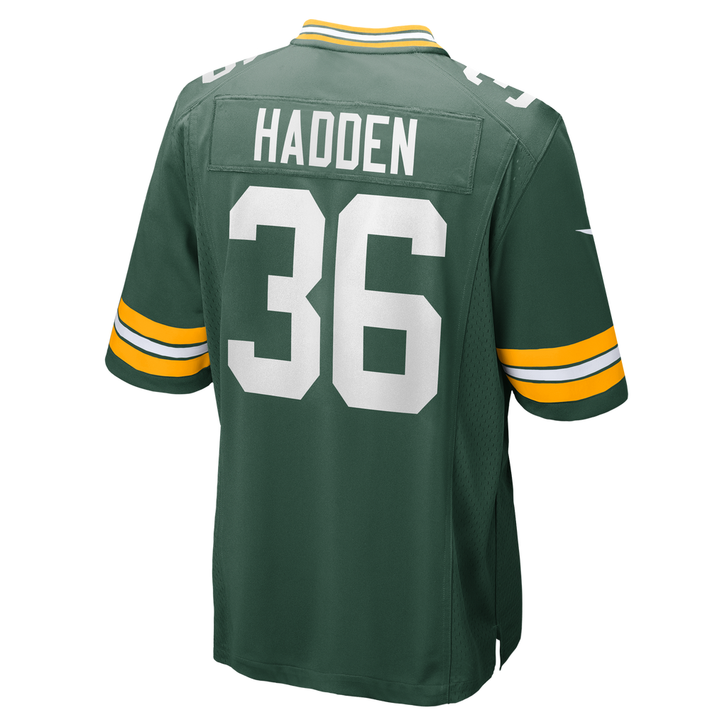 Men's Green Bay Packers Kamal Hadden Nike  Green Team Game Jersey