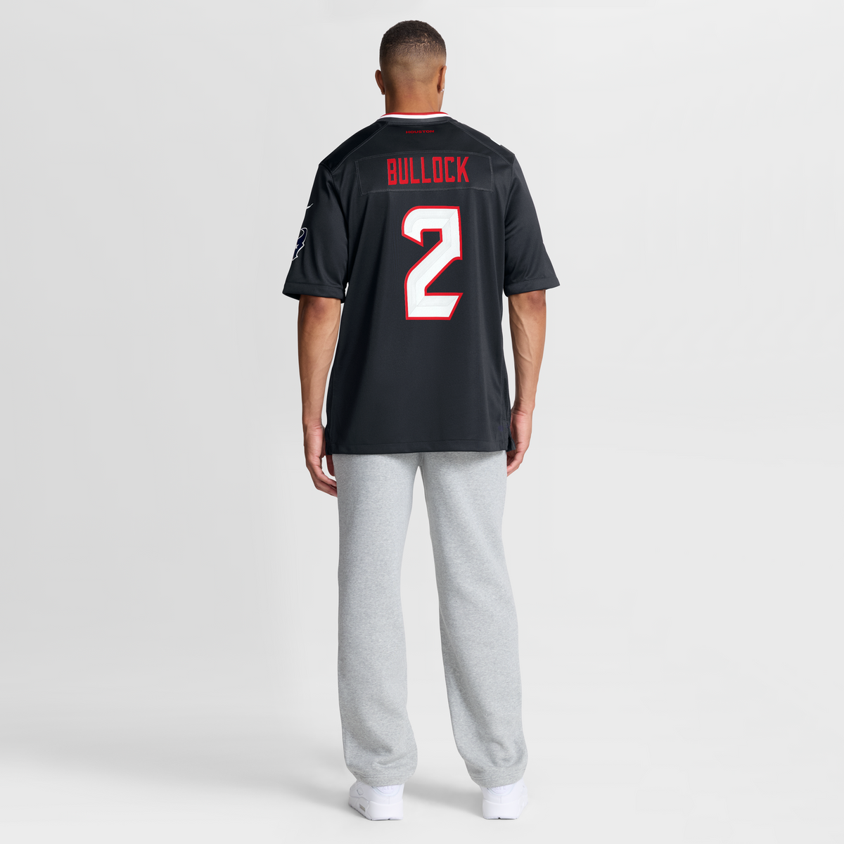 Men's Houston Texans Calen Bullock Nike  Navy Team Game Jersey