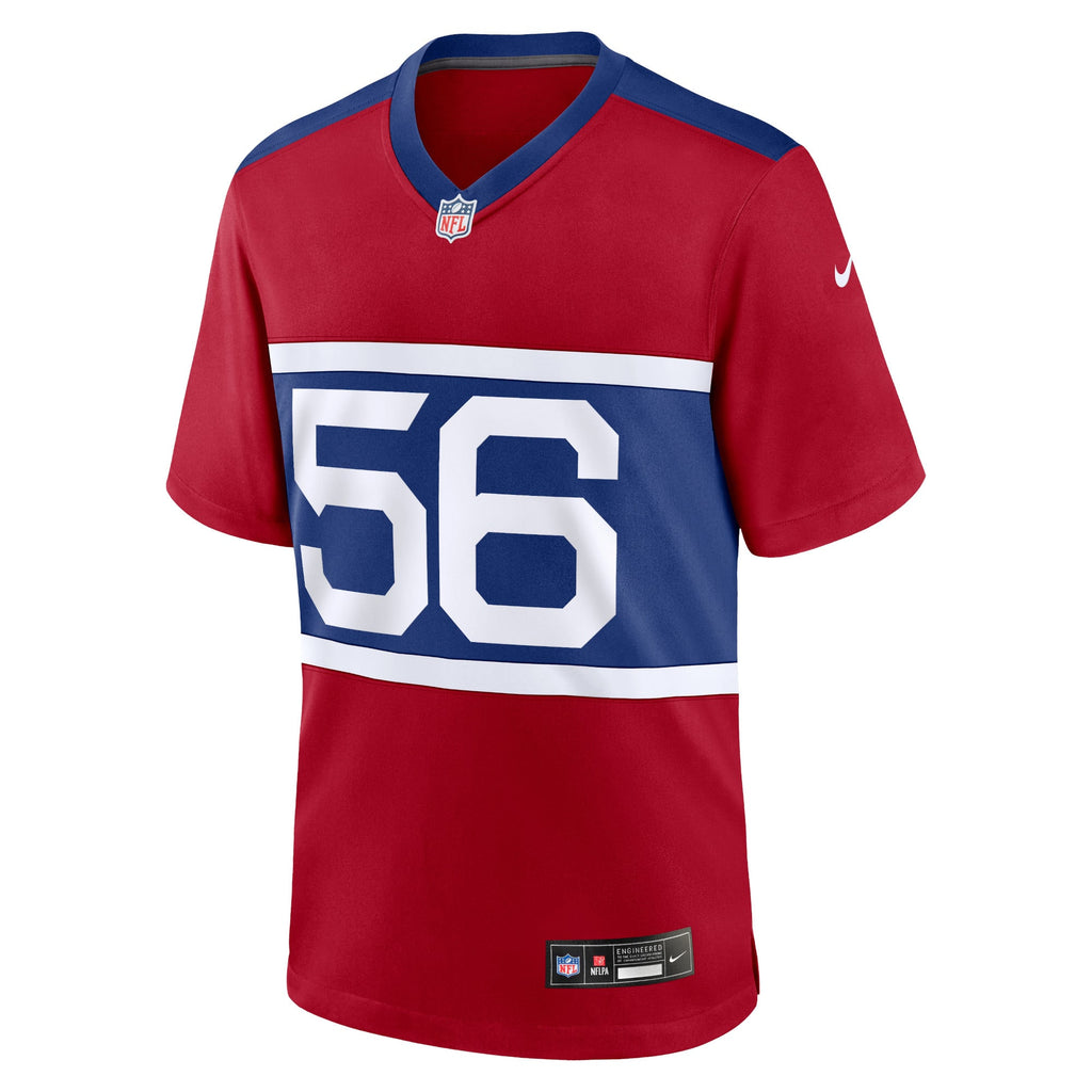 Men's New York Giants Lawrence Taylor Nike Century Red Alternate Retired Player Game Jersey