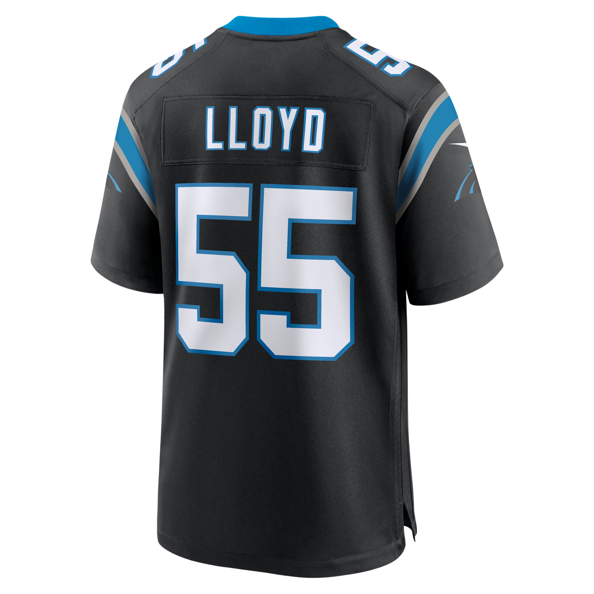 Men's Carolina Panthers Devin Lloyd Nike Black Team Game Jersey