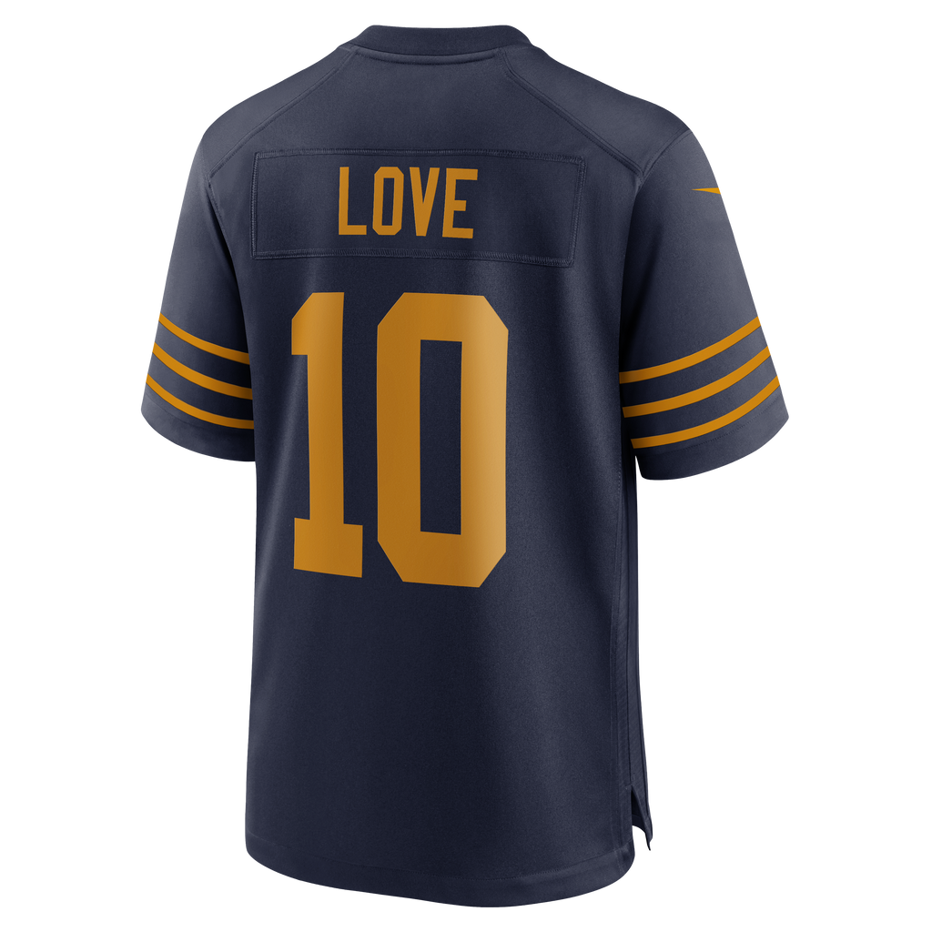 Men's Green Bay Packers Jordan Love Nike White  Game Jersey