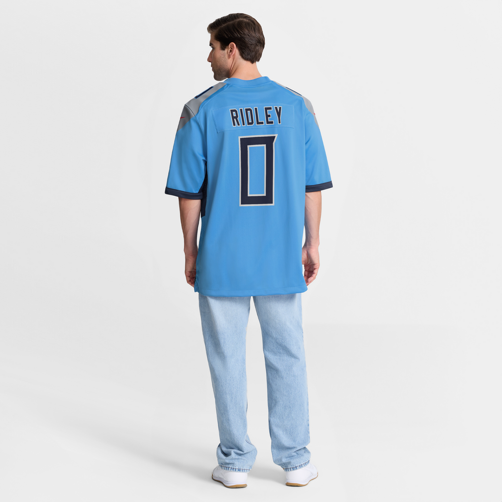 Men's Tennessee Titans Calvin Ridley Nike  Light Blue Team Game Jersey