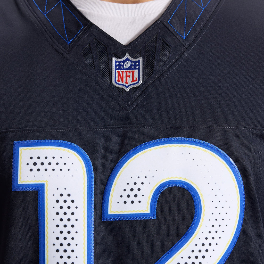 Men's Los Angeles Rams Puka Nacua Nike Dark Blue Rivalries Collection Stitched Limited Jersey