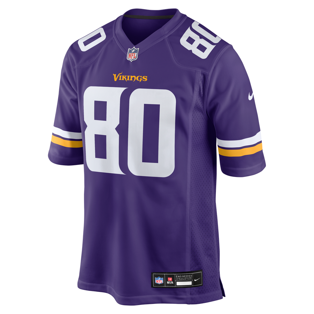 Men's Minnesota Vikings Cris Carter Nike Purple Game Retired Player Jersey