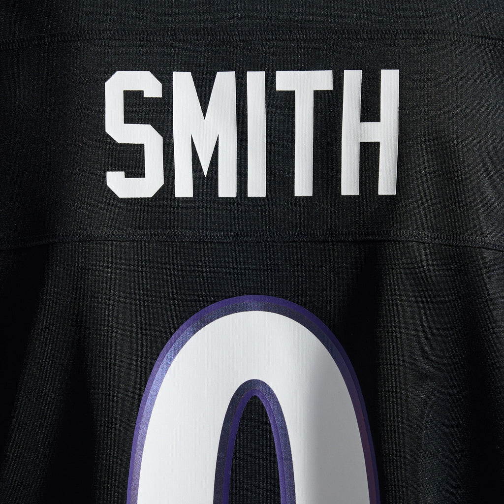 Men's Baltimore Ravens Roquan Smith Nike Black Alternate Game Jersey