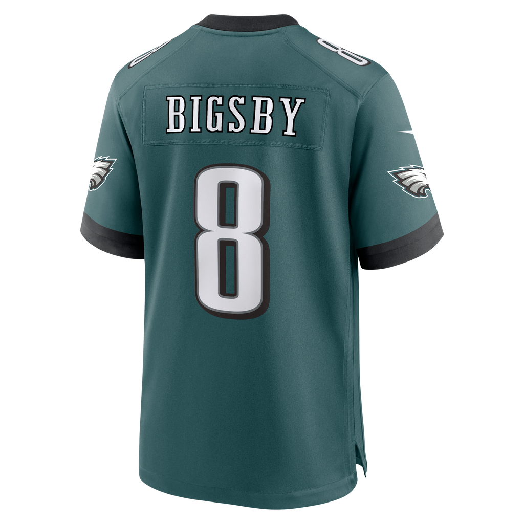 Men's Philadelphia Eagles Tank Bigsby Nike  Midnight Green Team Game Jersey