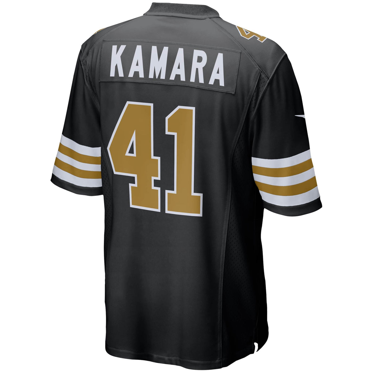Men's New Orleans Saints Alvin Kamara Nike Black Alternate Game Jersey