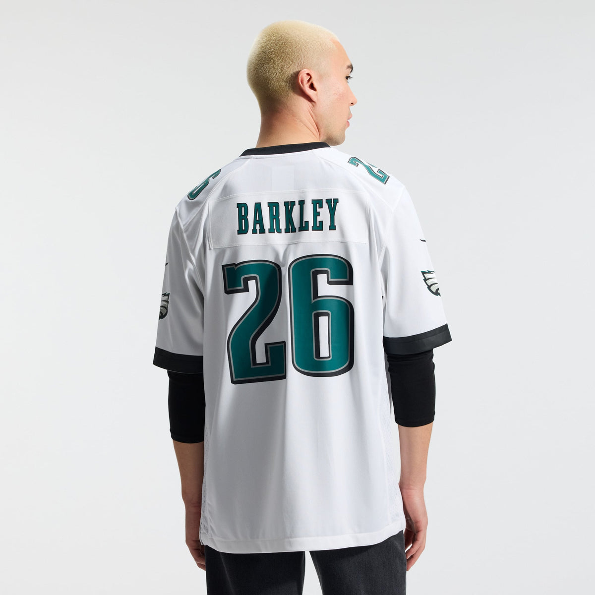 Men's Philadelphia Eagles Saquon Barkley Nike  Kelly Green Alternate Game Jersey
