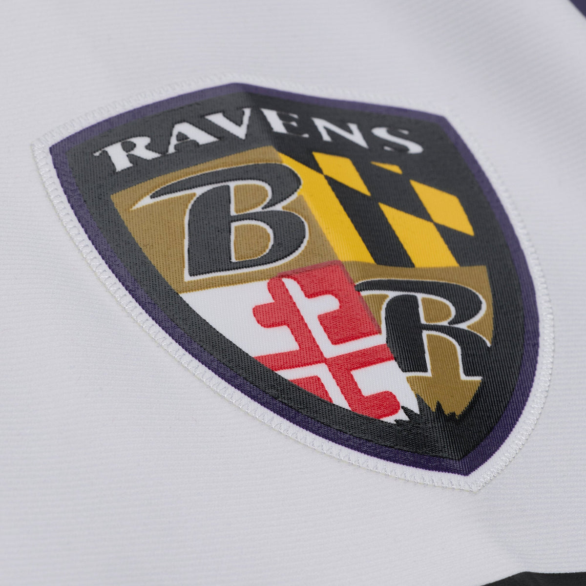 Men's Baltimore Ravens Terrell Suggs Mitchell & Ness White 2003 Legacy Replica Player Jersey