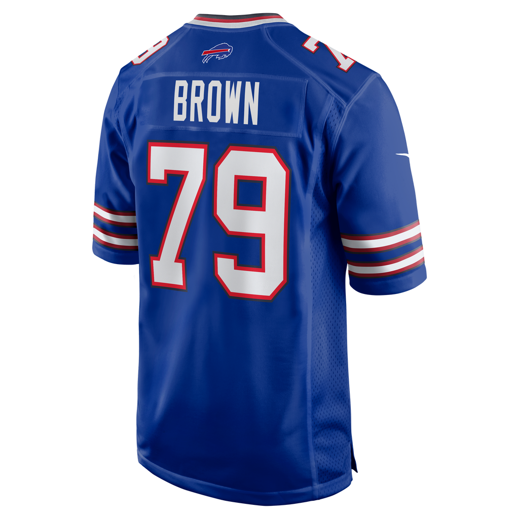 Men's Buffalo Bills Ruben Brown Nike Royal Game Retired Player Jersey