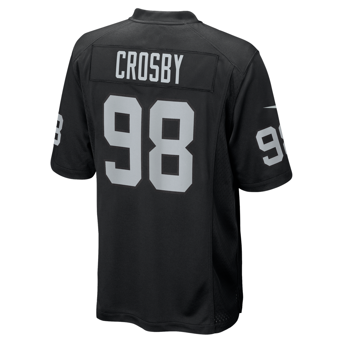 Men's Las Vegas Raiders Maxx Crosby Nike Black Game Jersey