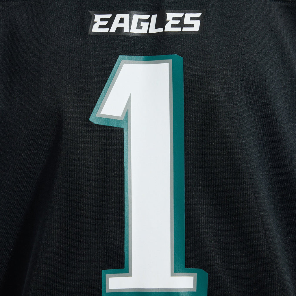 Men's Philadelphia Eagles Jalen Hurts Nike  Black Alternate Game Jersey