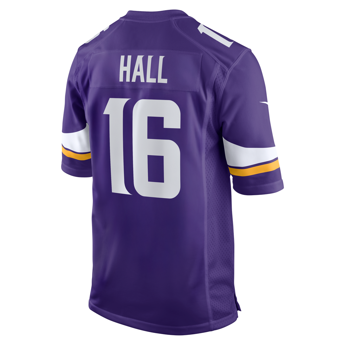 Men's Minnesota Vikings Jaren Hall Nike  Purple  Game Jersey