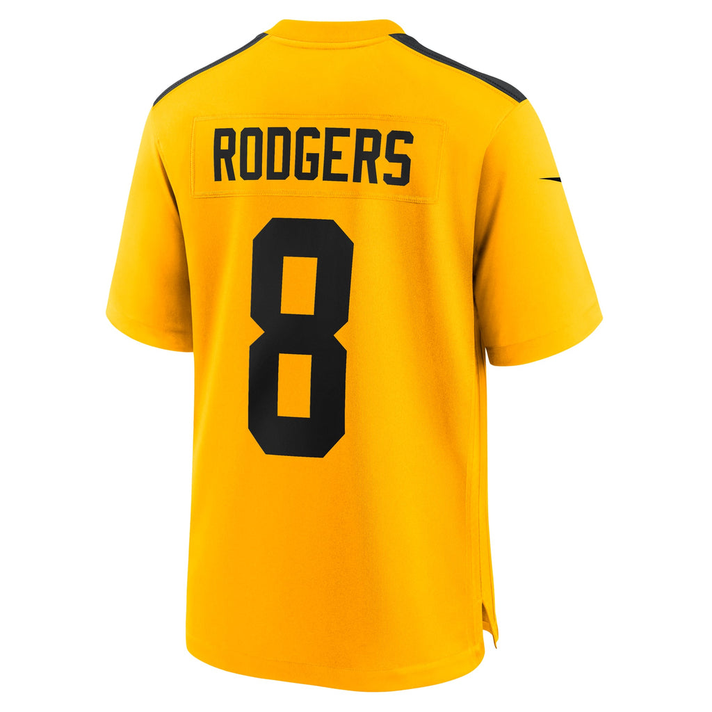 Men's Pittsburgh Steelers Aaron Rodgers Nike Black Game Jersey