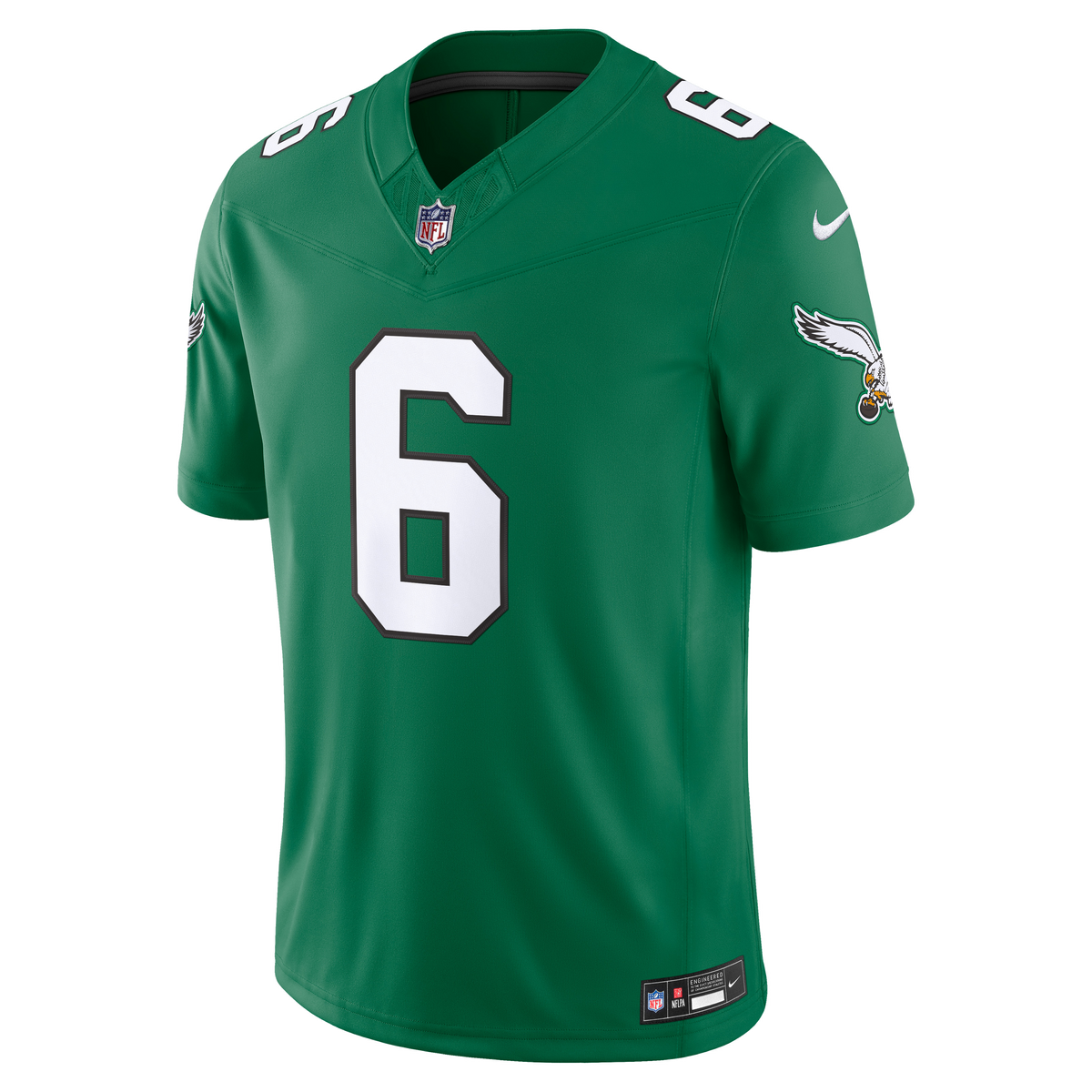 Men's Philadelphia Eagles DeVonta Smith Nike Midnight Green Team Vapor F.U.S.E. Stitched Limited Jersey