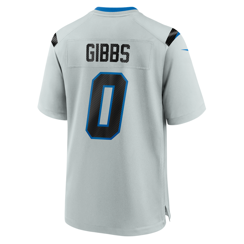 Men's Detroit Lions Jahmyr Gibbs Nike Silver 2026 Rivalries Collection Game Jersey