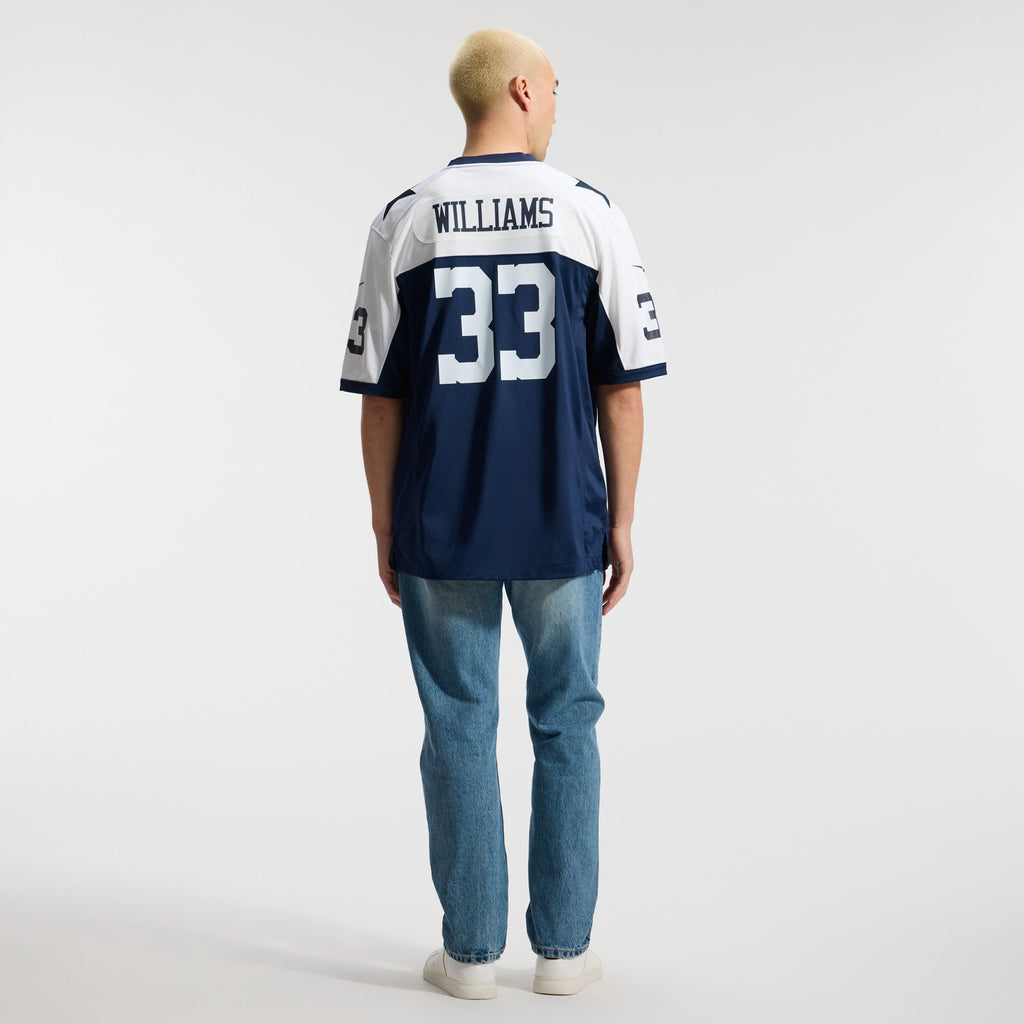 Men's Dallas Cowboys Javonte Williams Nike Navy Alternate Game Jersey