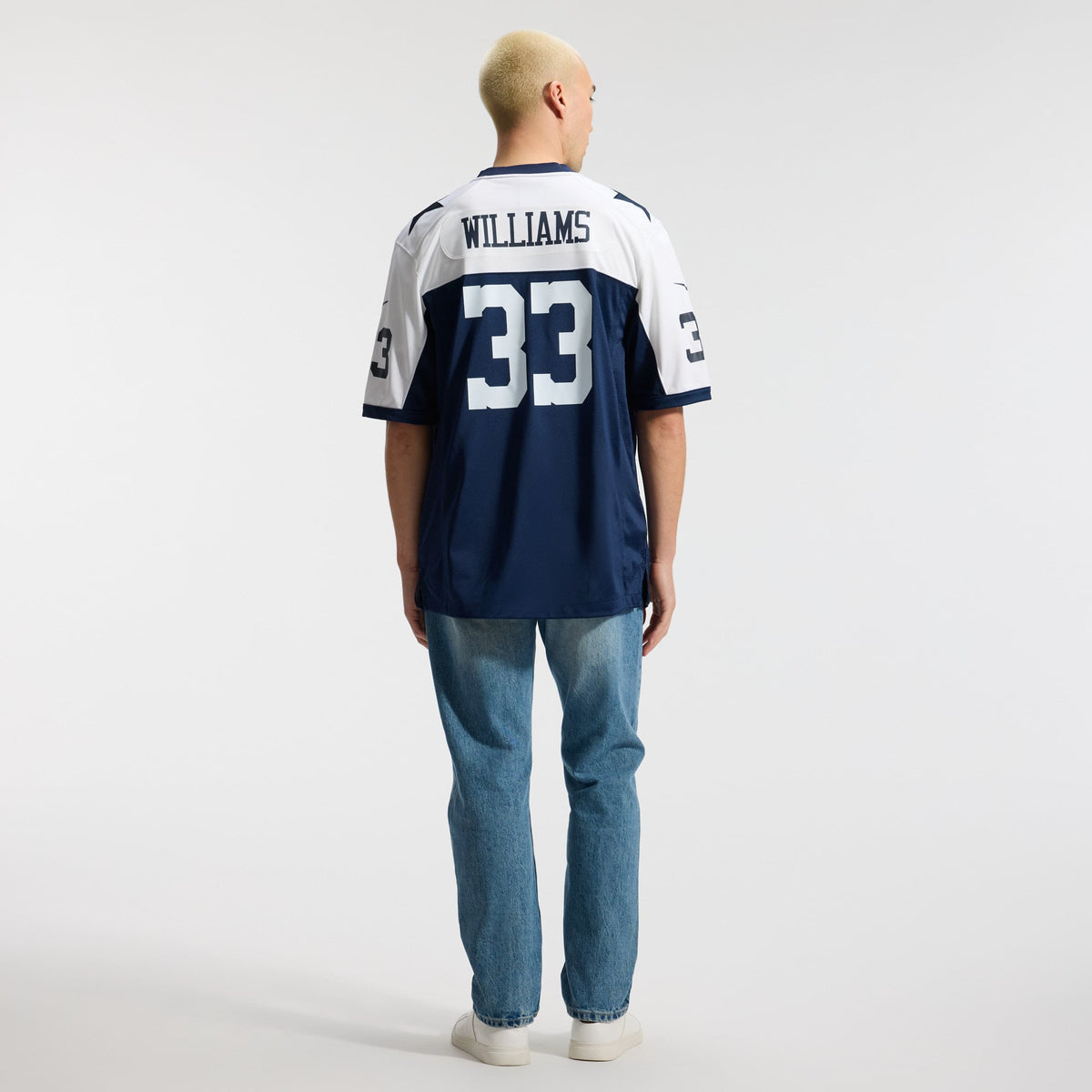 Men's Dallas Cowboys Javonte Williams Nike White Game Jersey