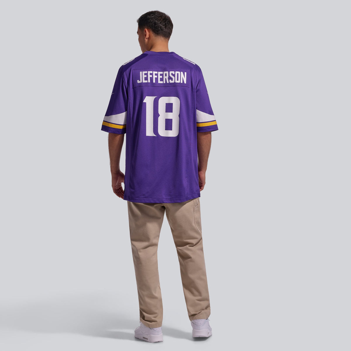 Men's Minnesota Vikings Justin Jefferson Nike Purple Player Game Jersey