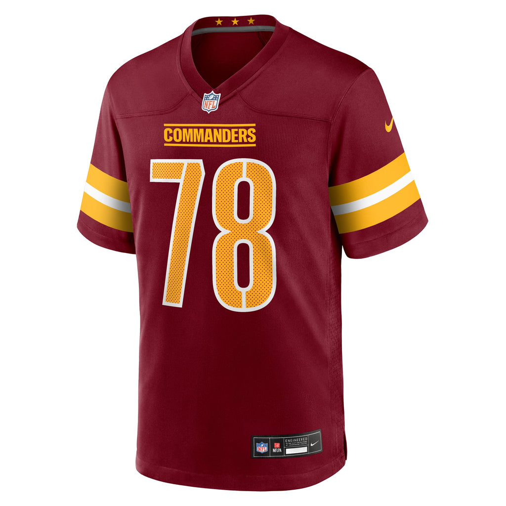Men's Washington Commanders Laremy Tunsil Nike  Burgundy Team Game Jersey