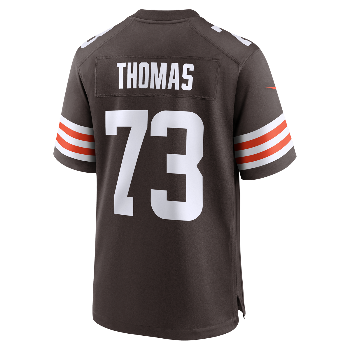 Men's Cleveland Browns Joe Thomas Nike White Retired Game Player Jersey