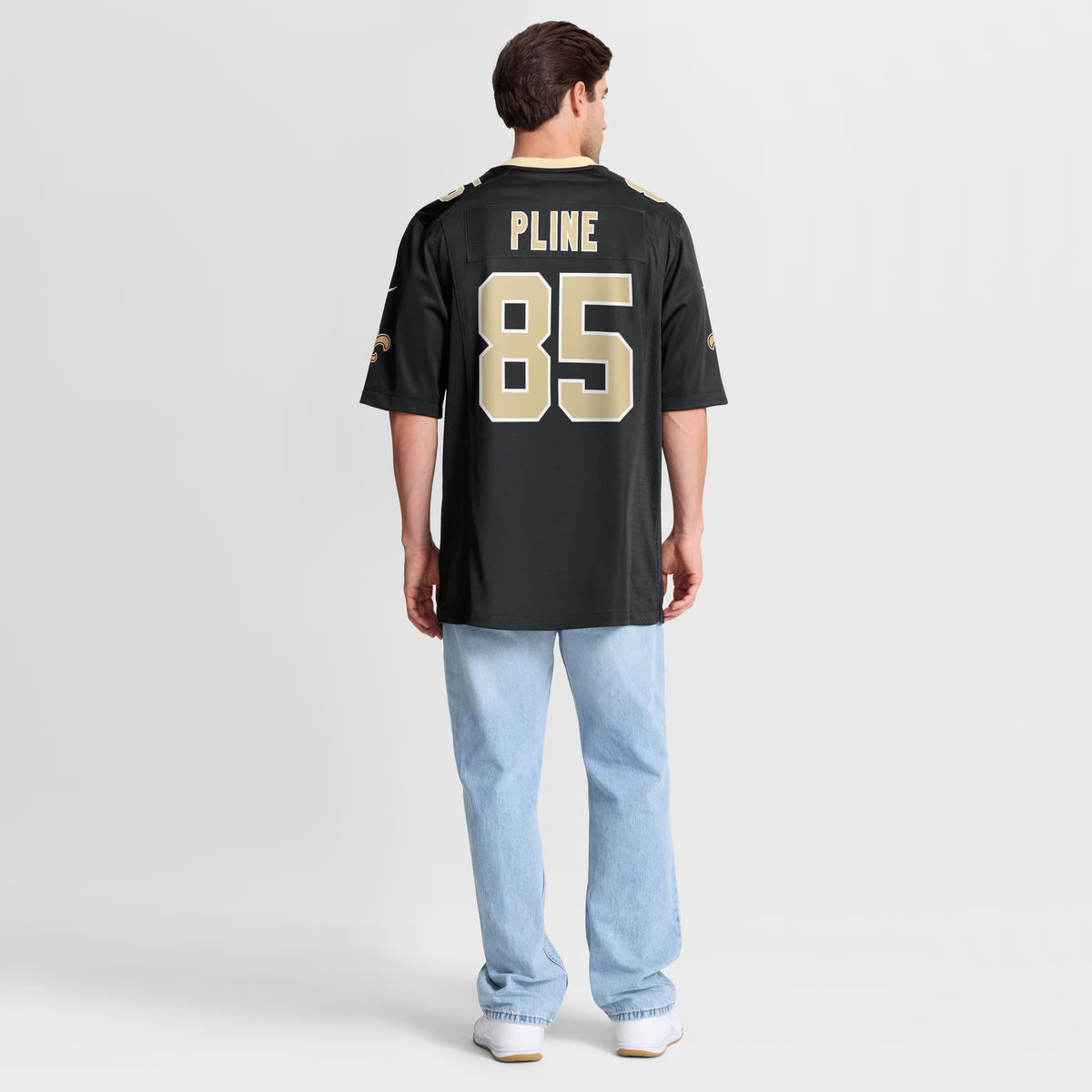 Men's New Orleans Saints Mason Pline Nike  Black Team Game Jersey