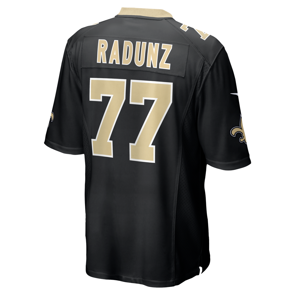 Men's New Orleans Saints Dillon Radunz Nike  Black Team Game Jersey