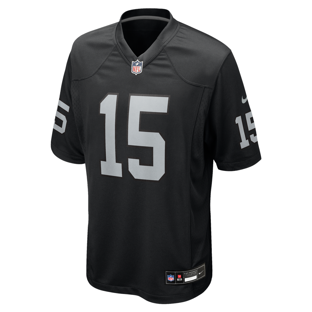 Men's Las Vegas Raiders Fernando Mendoza Nike White Game Player Jersey