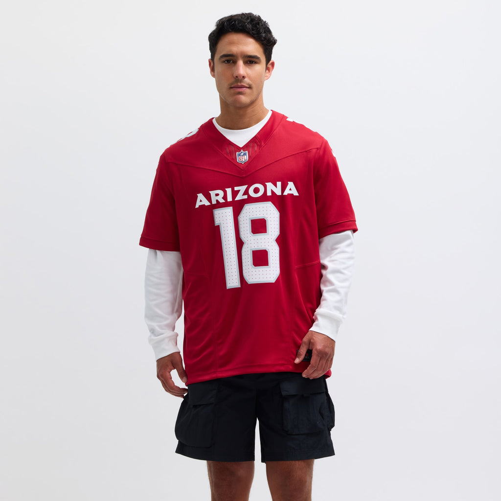 Men's Arizona Cardinals Marvin Harrison Jr. Nike Cardinal Vapor F.U.S.E. Limited Jersey