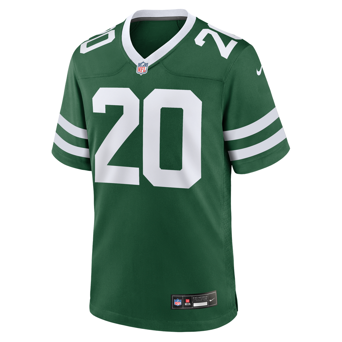 Men's New York Jets Breece Hall Nike Legacy Green Game Jersey