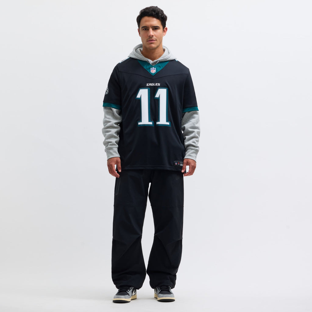 Men's Philadelphia Eagles A.J. Brown Nike Black Alternate Vapor F.U.S.E. Limited Jersey