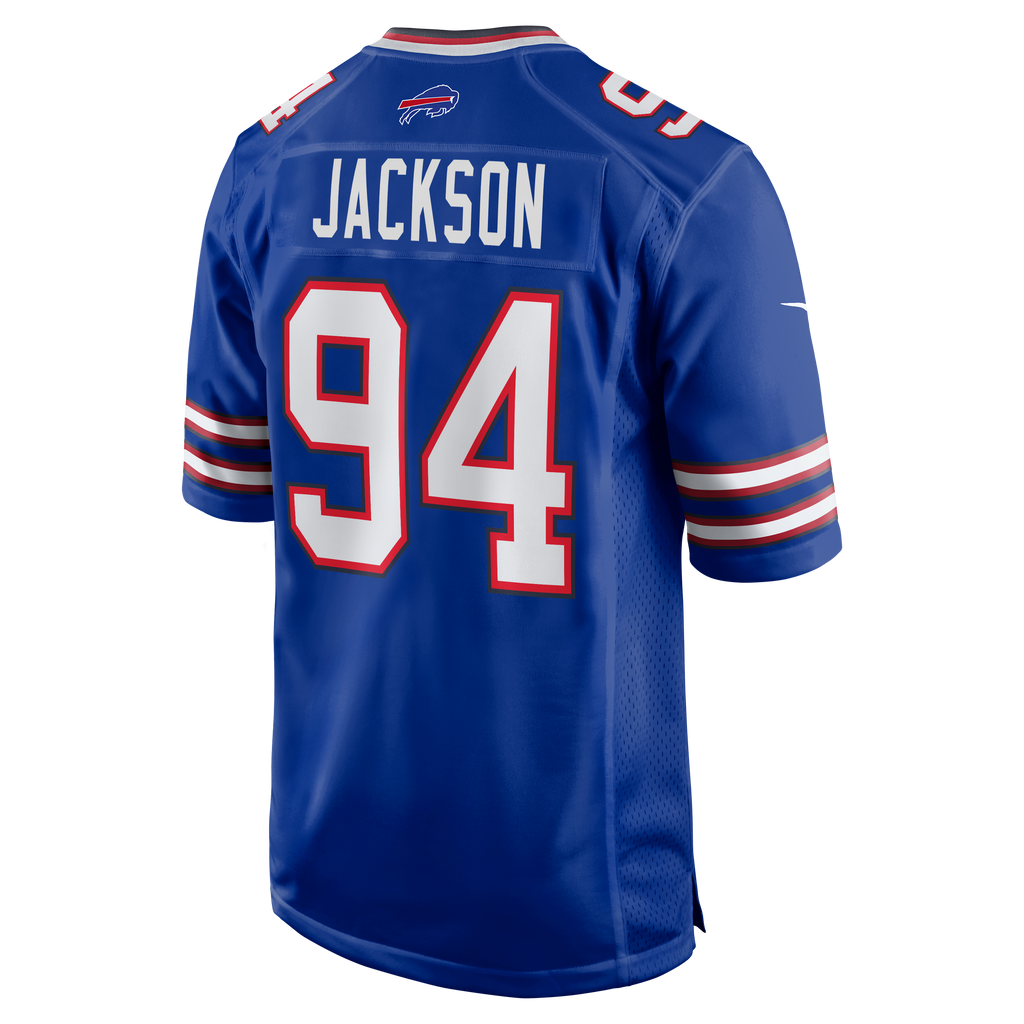 Men's Buffalo Bills Landon Jackson Nike  Royal Team Game Jersey