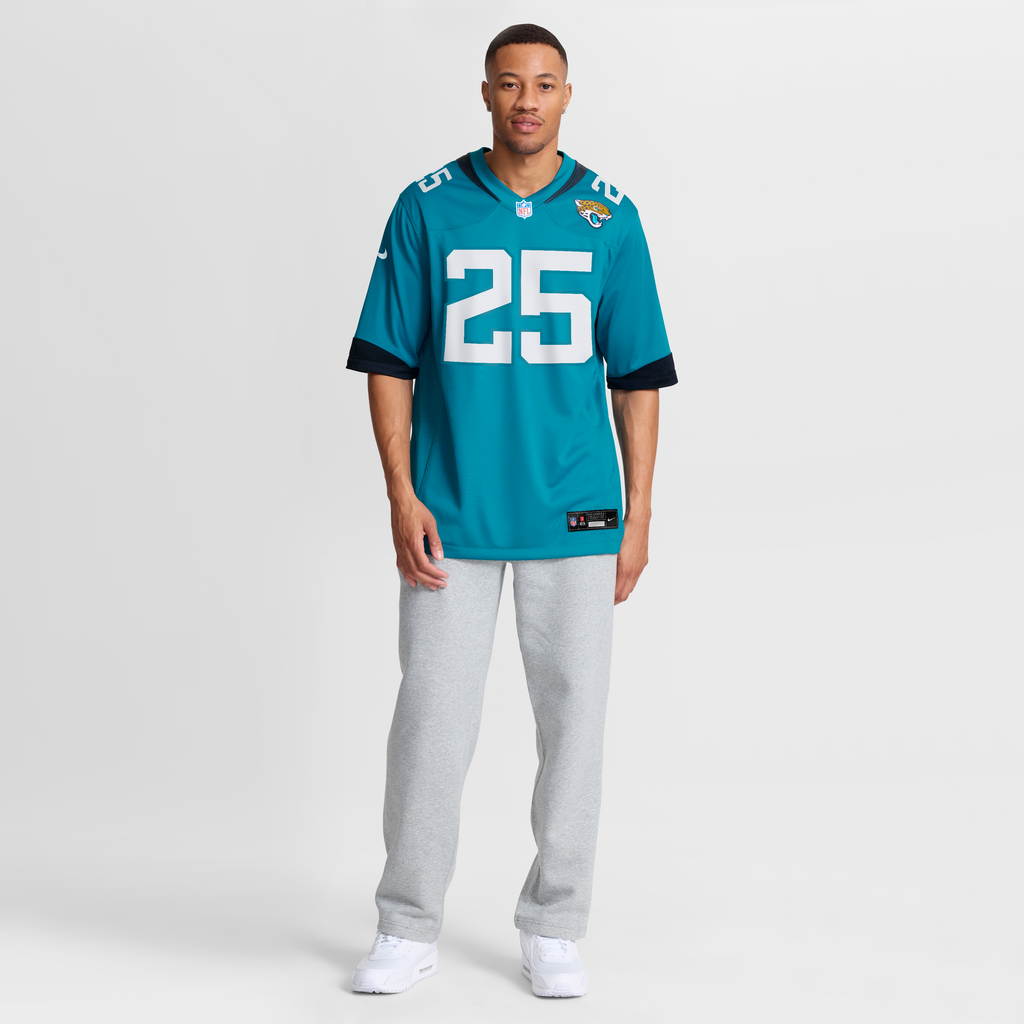 Men's Jacksonville Jaguars Rayuan Lane III Nike  Teal Team Game Jersey
