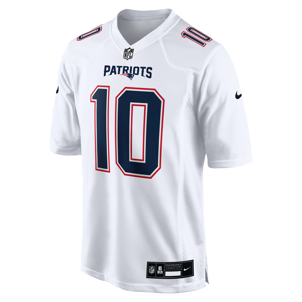 Men's New England Patriots Drake Maye Nike Carbon Black Game Jersey