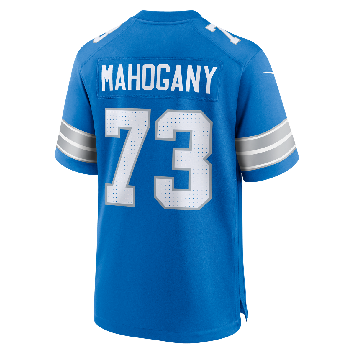 Men's Detroit Lions Christian Mahogany Nike  Blue Team Game Jersey