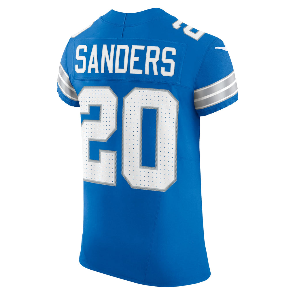 Men's Detroit Lions Barry Sanders Nike Black Alternate Vapor F.U.S.E. Elite Jersey