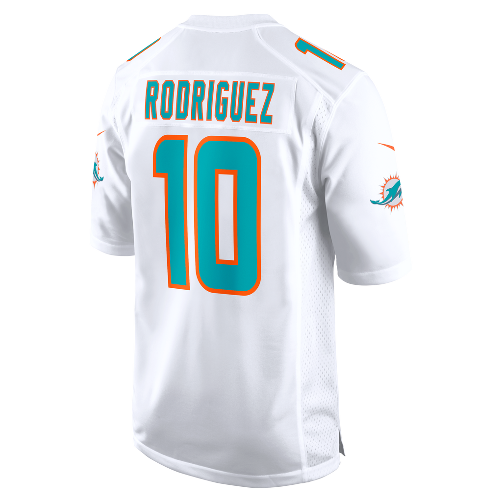 Men's Miami Dolphins Jacob Rodriguez Nike Aqua Alternate Game Jersey