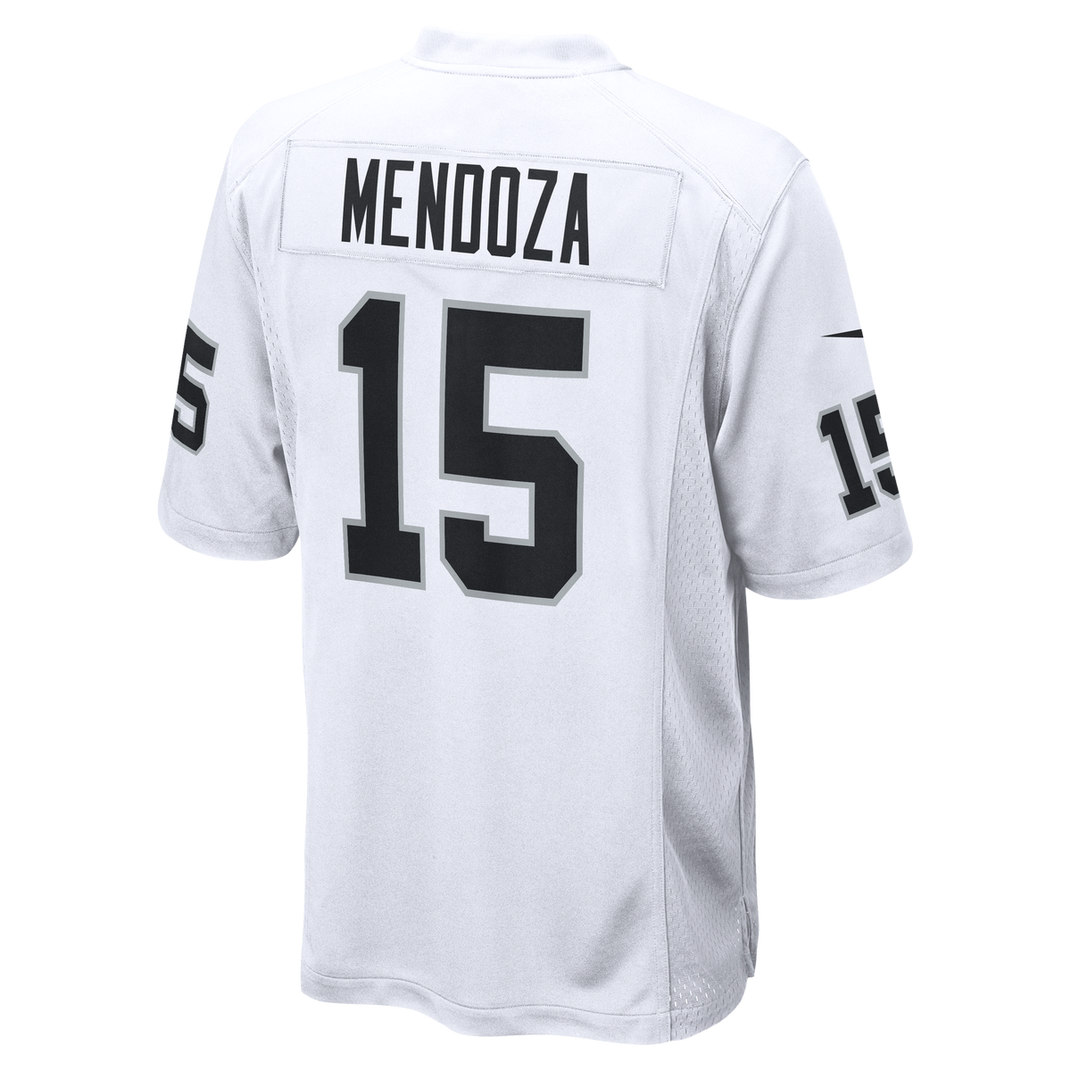 Men's Las Vegas Raiders Fernando Mendoza Nike Black Team Game Jersey