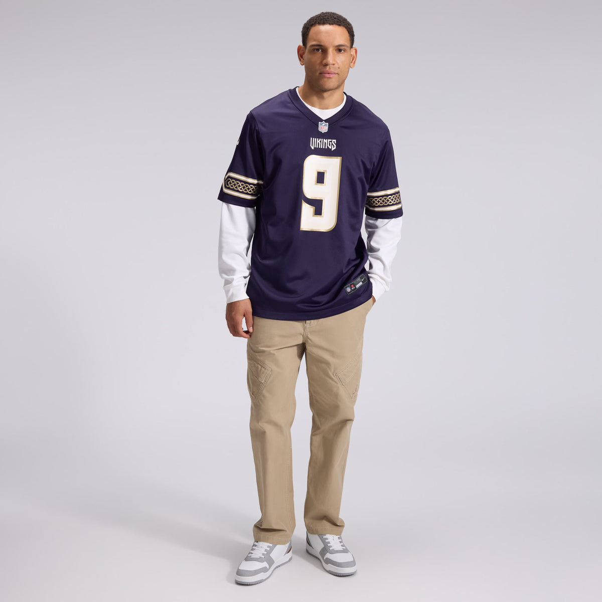 Men's Minnesota Vikings J.J McCarthy Nike Purple 2026 Rivalries Collection Game Jersey