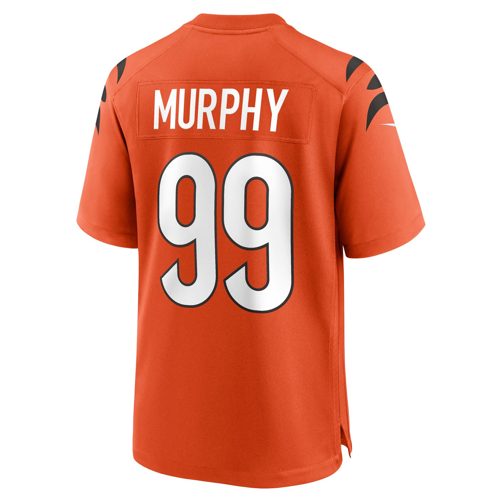 Men's Cincinnati Bengals Myles Murphy Nike White Team Game Jersey