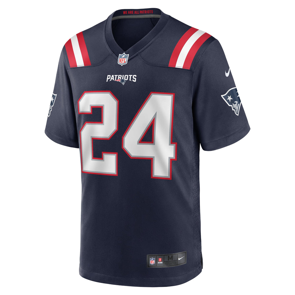 Men's New England Patriots Dell Pettus Nike  Navy  Game Jersey